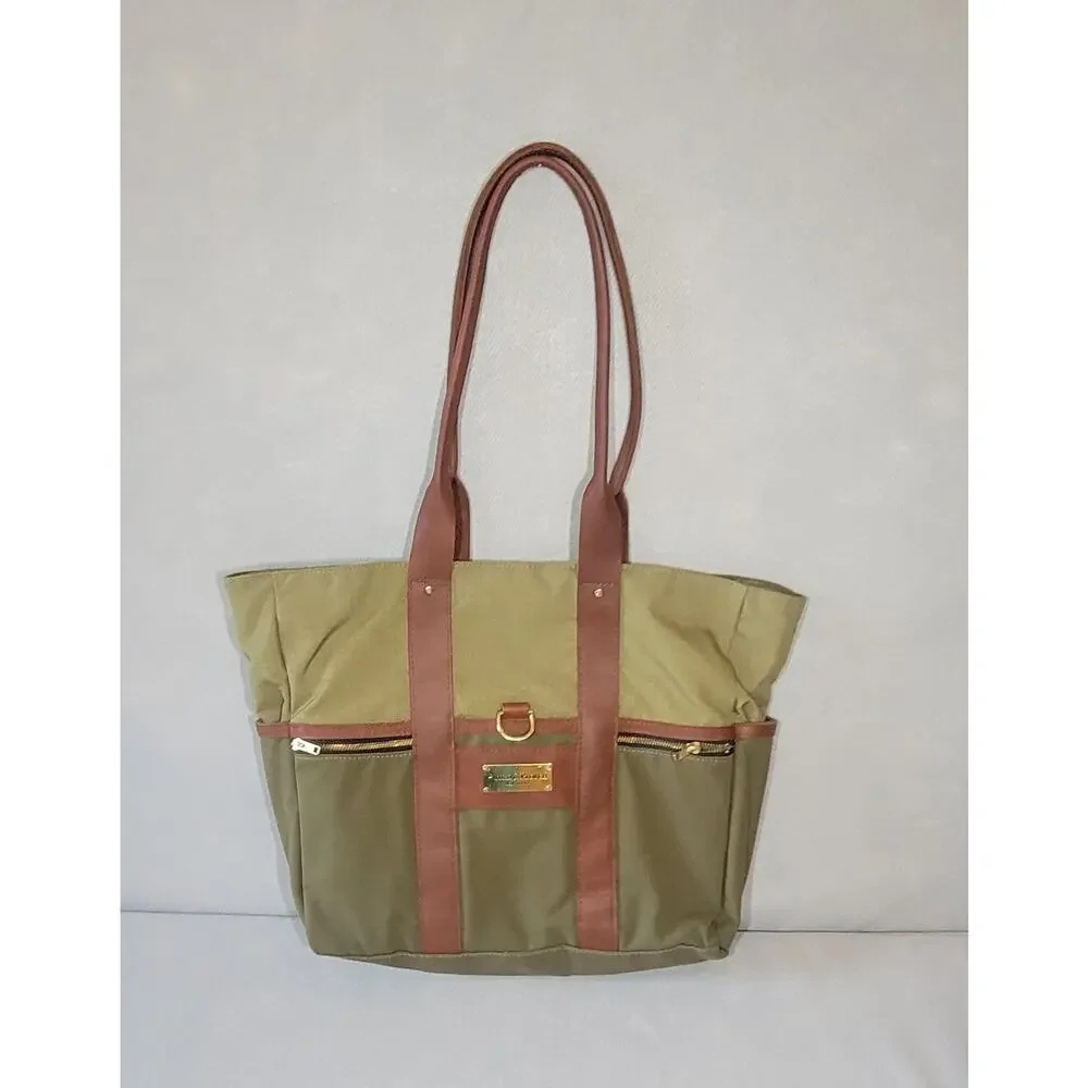 Sword & Plough Camo Canvas Leather Trim Signature Tote Bag